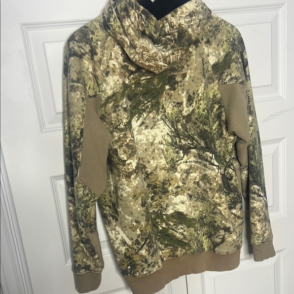 Cabela's Woodland Camo Hoodie with Yellow Accents - Picture 3 of 5